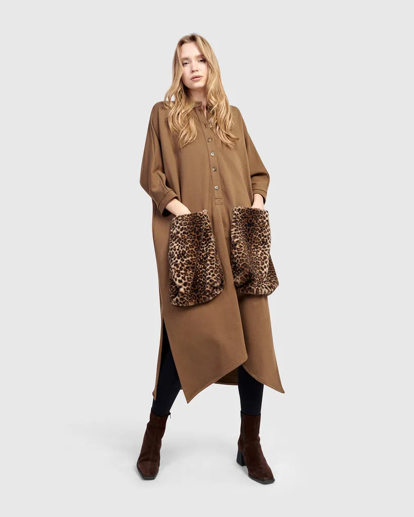 alembika-urban-cub-lounge-kleid-camel image 1