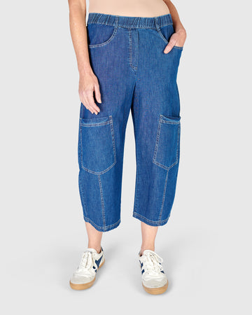 alembika-denim-palma-capri-hose-blau image 7