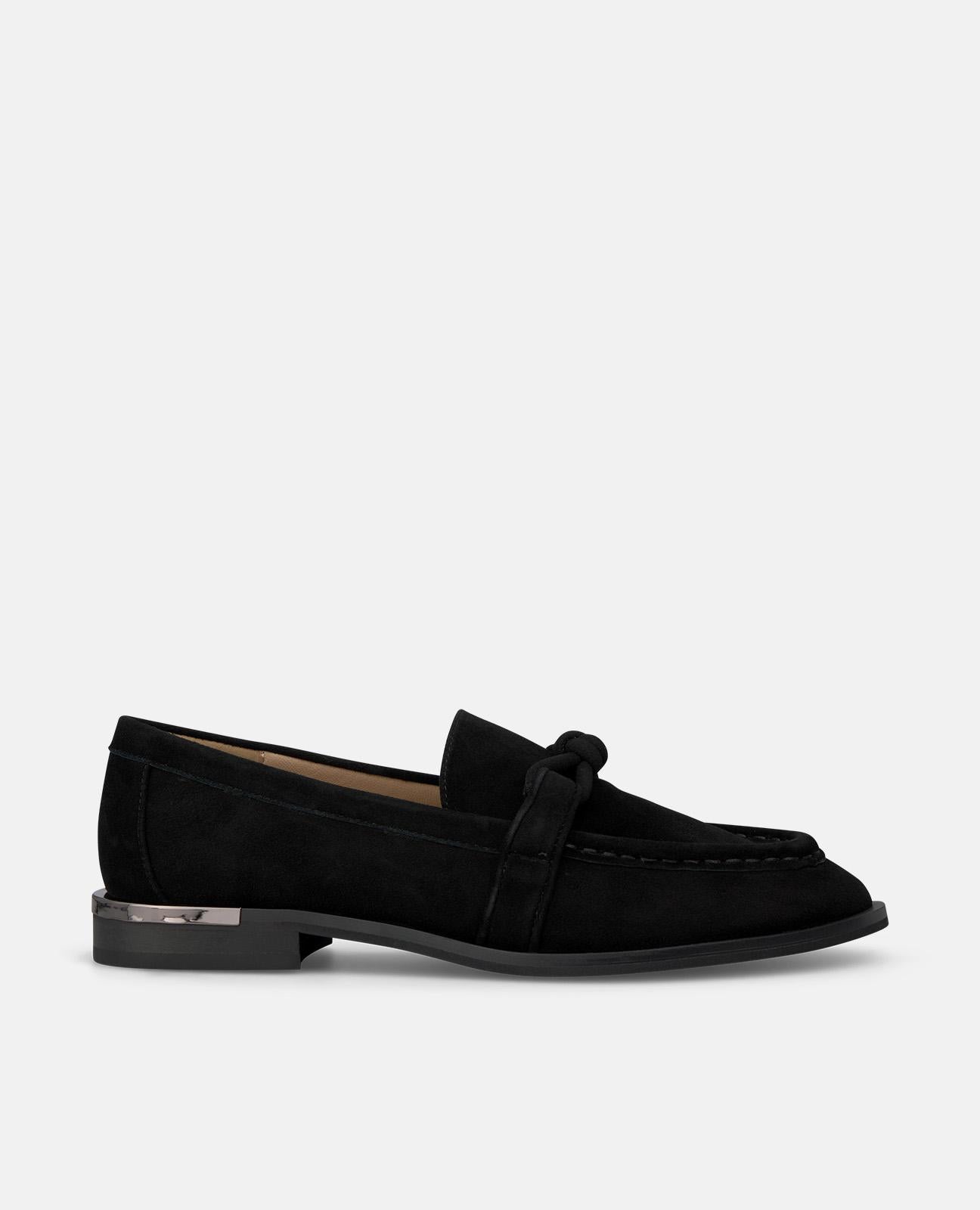 alma-en-pena-knot-detail-loafer-schwarz-2-5-cm image 1