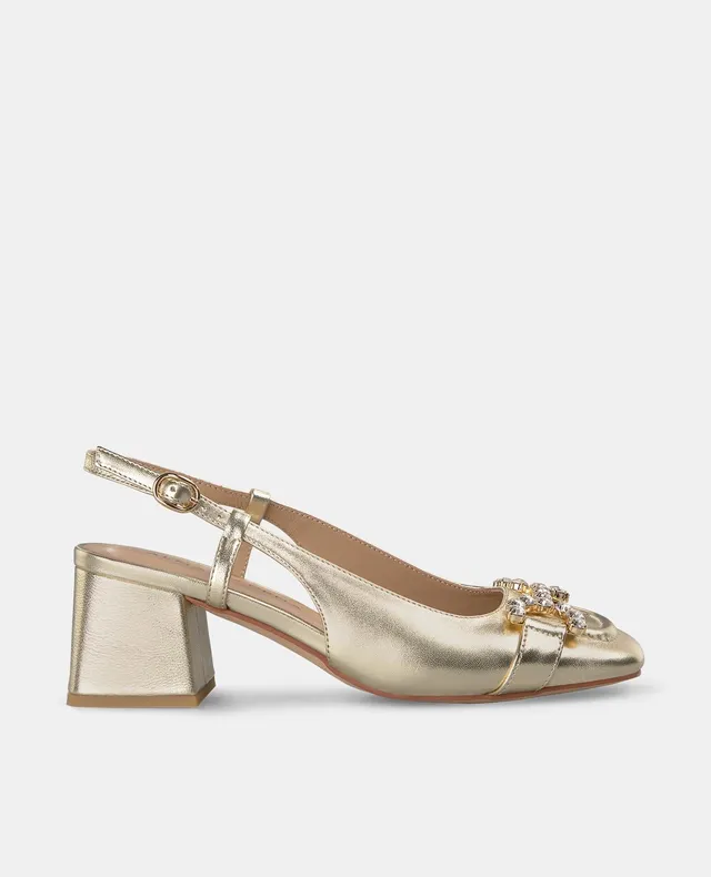 alma-en-pena-estribo-pumps-gold-5-5-cm-mit-strassb-gel image 1