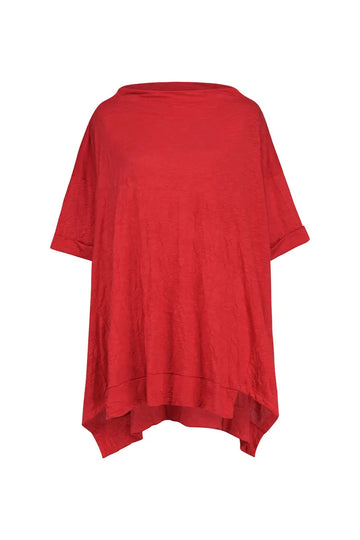alembika-haven-crinkle-trapeze-top-rot-a-linien-top image 5