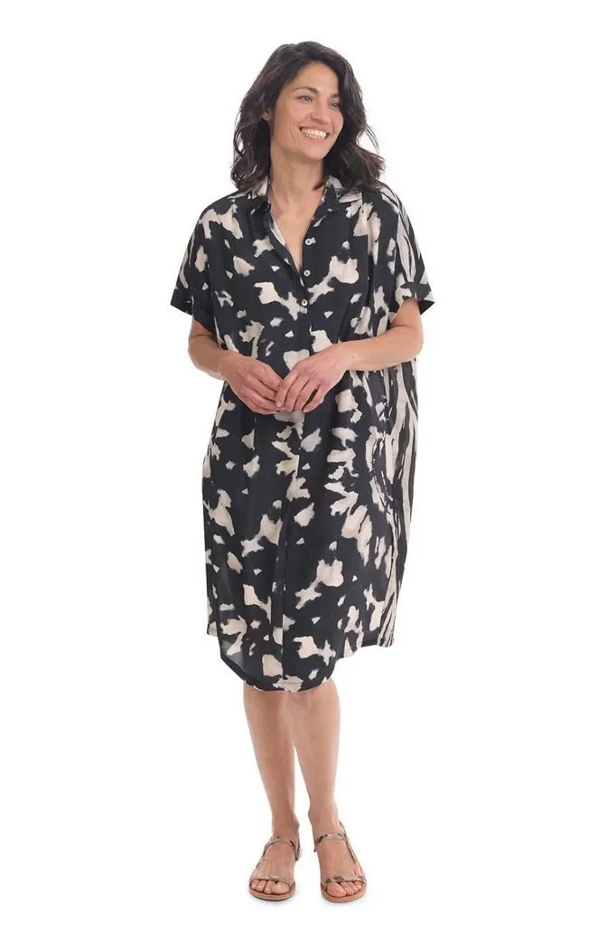 alembika-shayna-shirtdress-speckle-blusenkleid-viskose image 1