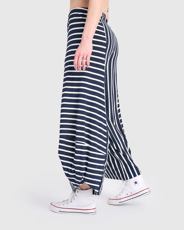 alembika-ahoy-punto-hose-navy-wei-damen-streifenhose image 4