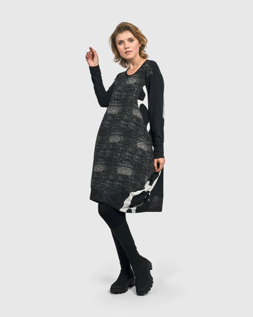 alembika-urban-marta-dress-fog-damen-kokon-kleid-mit-taschen image 4