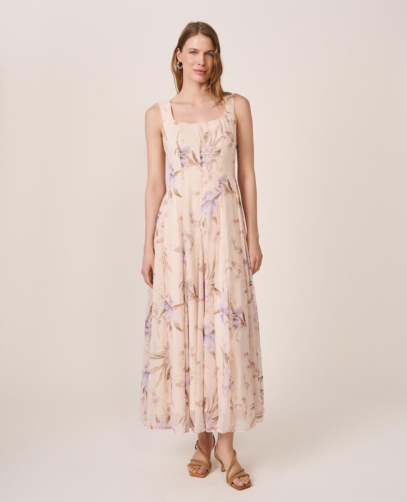 alma-en-pena-midi-chiffon-dress-chiffon-kleid-midi-flieder image 3