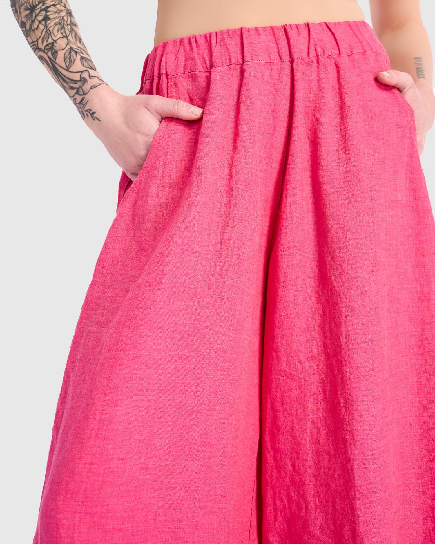 alembika-leinen-palazzo-hose-flamingo image 3