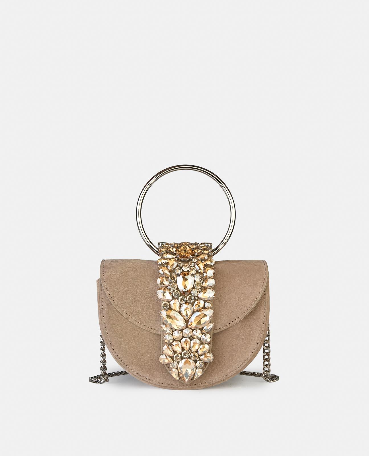 alma-en-pena-half-moon-bag-halbmond-tasche-mink-leder image 1