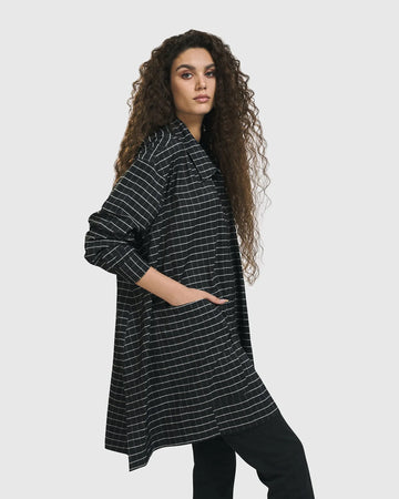 alembika-gridlock-shirt-jacket-check-hemdjacke-karo-schwarz-wei image 2