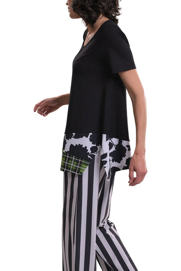 alembika-tekbika-asymmetry-top-schwarz-damen-top-kurzarm image 6