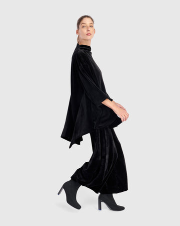 alembika-everyday-velvet-trapeze-top-black-samt-tunika image 2