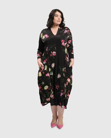 alembika-drinks-on-me-cocoon-kleid-bouquet-damen-kleid image 2