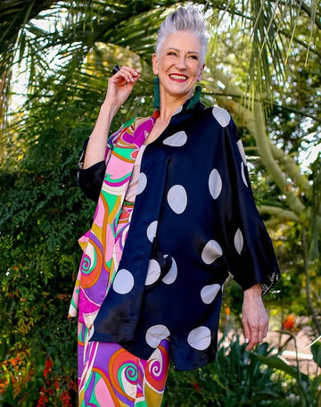 alembika-festival-dot-kimono-jacke-multi-offener-print-mantel image 8