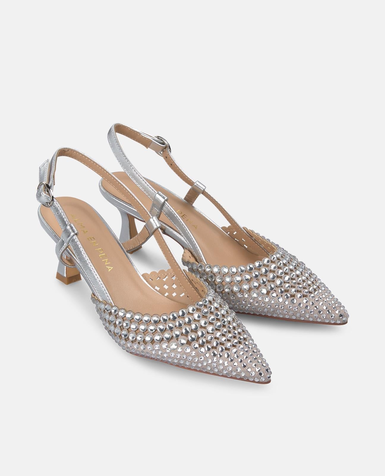 alma-en-pena-heeled-with-rhinestones-pumps-silber-6-cm image 2
