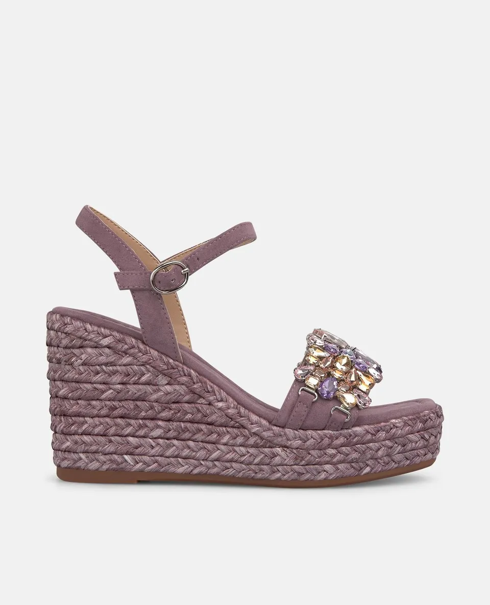alma-en-pena-espadrille-keilsandalette-lavanda-blumen-strass-9-cm image 1