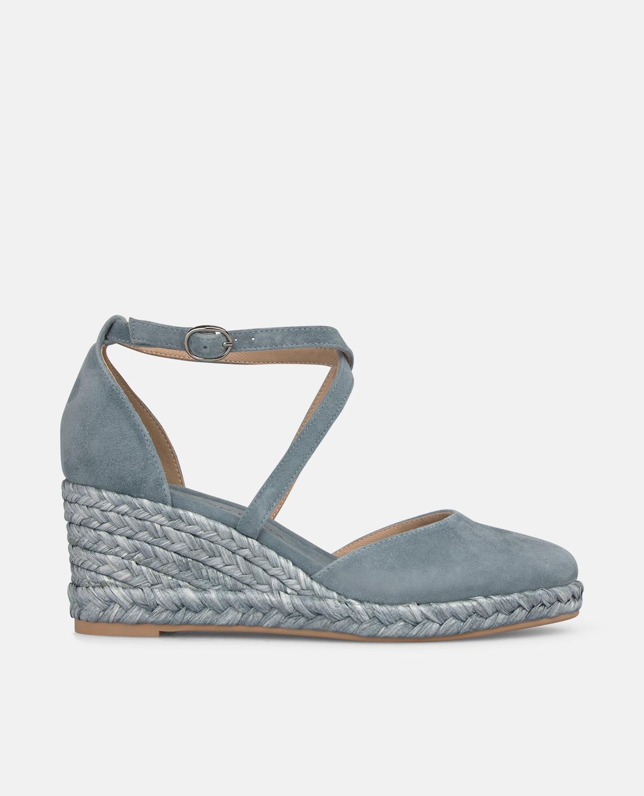 alma-en-pena-esparto-keilschuh-blau-keilsandalette-6-5-cm-mit-kn-chelriemen image 1