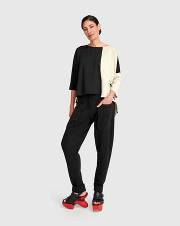 alembika-urban-tailored-terry-lounge-hose-schwarz image 7
