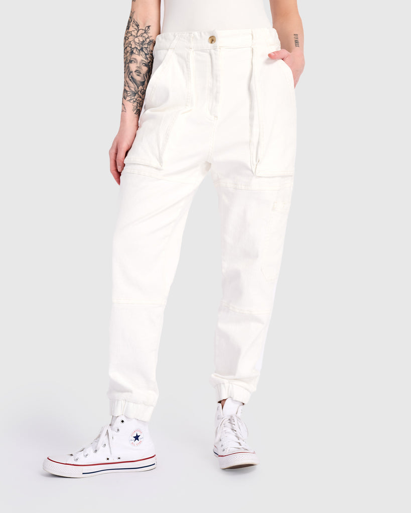 alembika-cargo-jogger-pants-white image 1