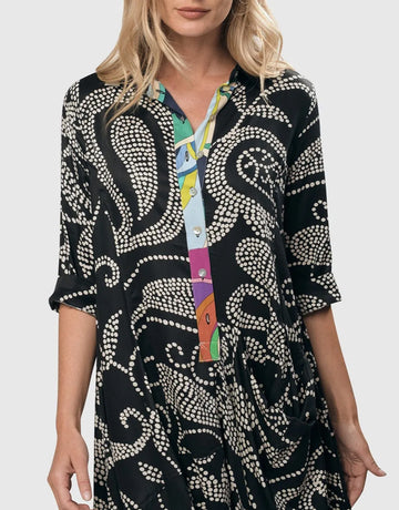 alembika-paisley-wonderful-dress-black-ivory image 4
