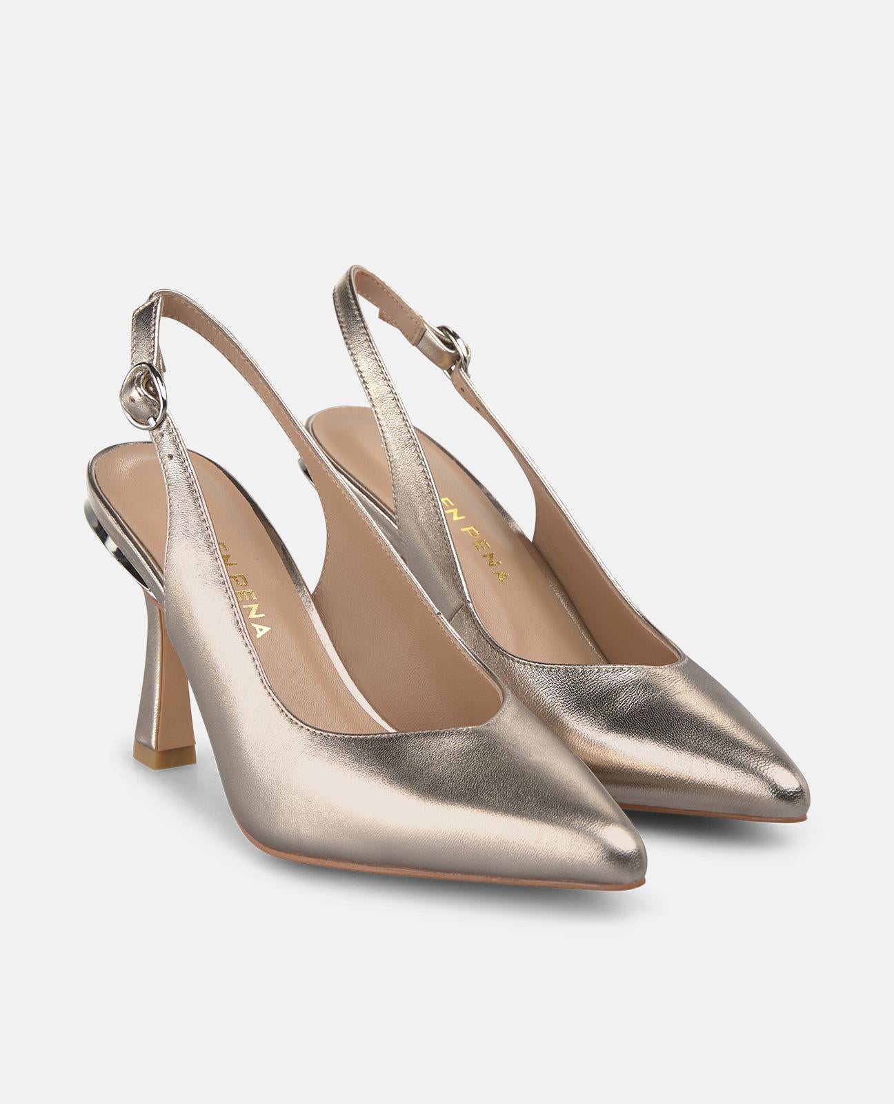 alma-en-pena-slingback-pumps-bronze-metallic-9-cm image 2