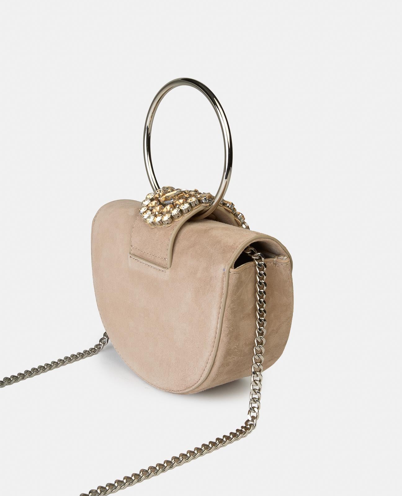 alma-en-pena-half-moon-bag-halbmond-tasche-mink-leder image 2