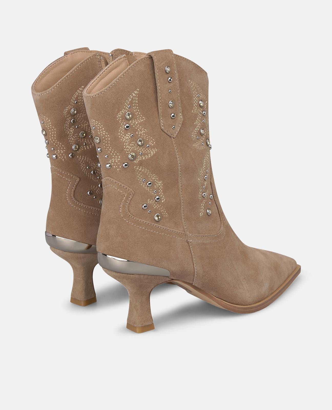 alma-en-pena-cowboy-boots-wildleder-nieten-vis-n-6-cm image 3