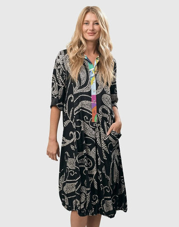 alembika-paisley-wonderful-dress-black-ivory image 3