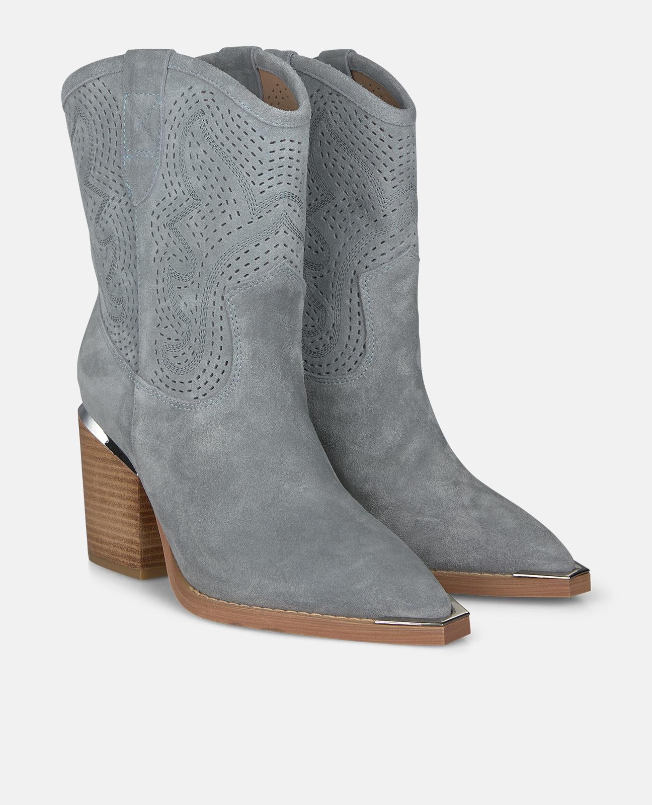 alma-en-pena-cowboy-boots-blau-denim-7-5-cm image 3