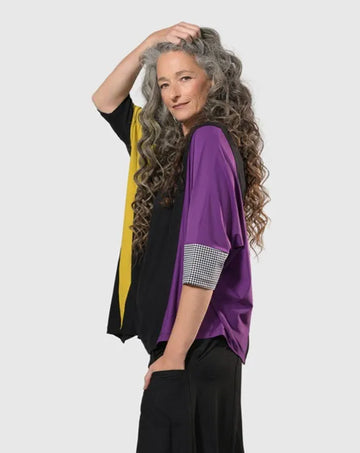 alembika-tekbika-angie-asymmetry-top-multi-yellow image 2