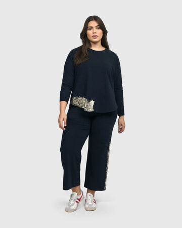alembika-calumet-relaxed-top-damen-navy image 7
