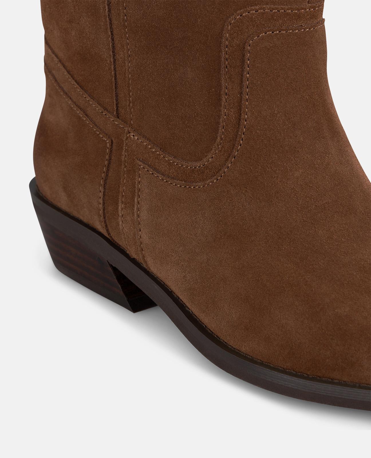 alma-en-pena-stiefelette-wildleder-camel-cowboy-3-5-cm image 4