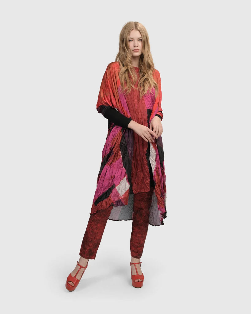 alembika-sunset-strip-muumuu-kleid-magenta image 1