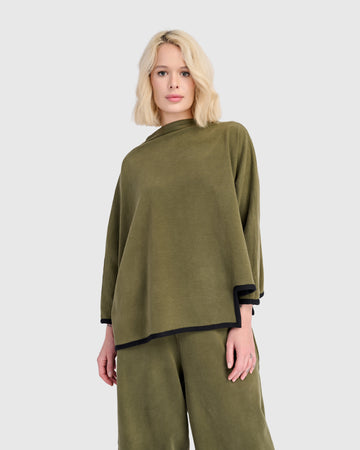 alembika-haze-pullover-olive-oversize-pullover-aus-baumwolle image 6