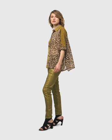 alembika-bon-voyage-button-down-shirt-mix-damen-chiffon-bluse image 5