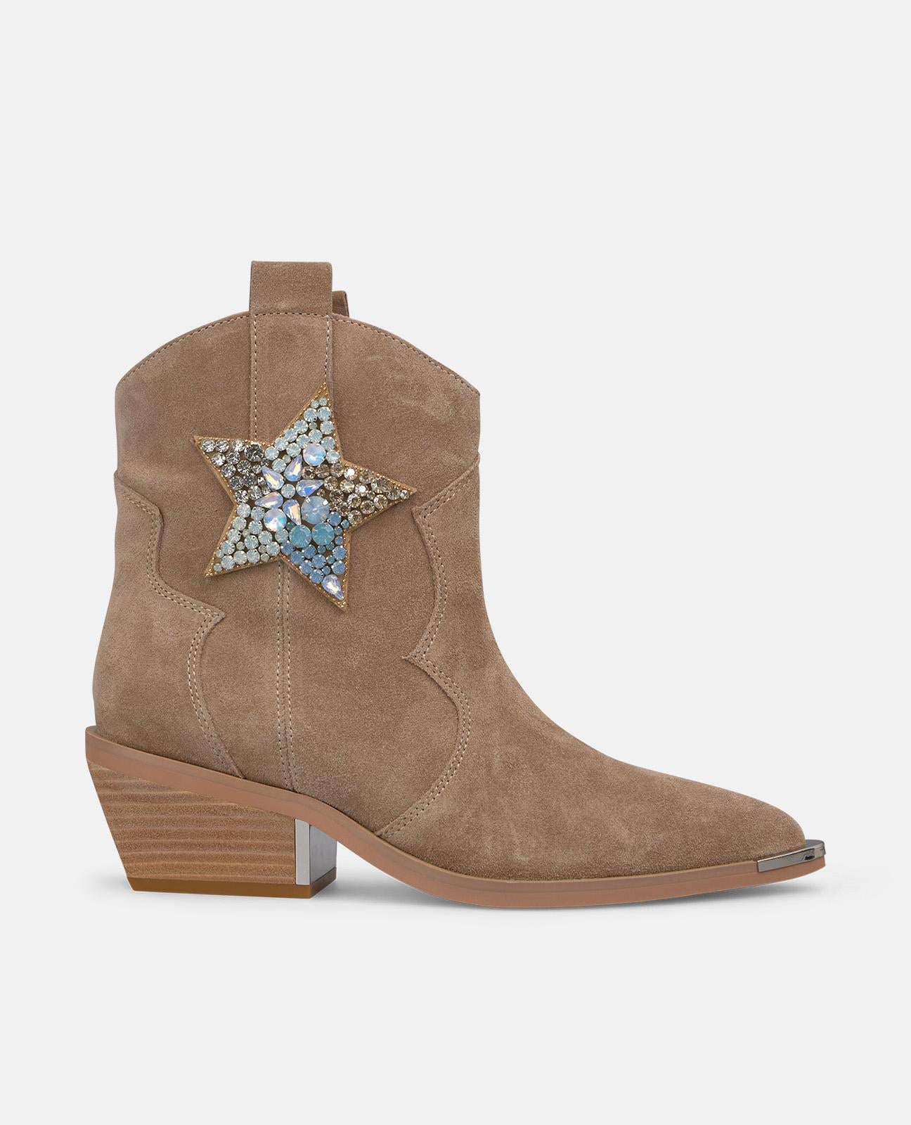 alma-en-pena-flache-stiefeletten-vison-mond-stern-4-5-cm image 2