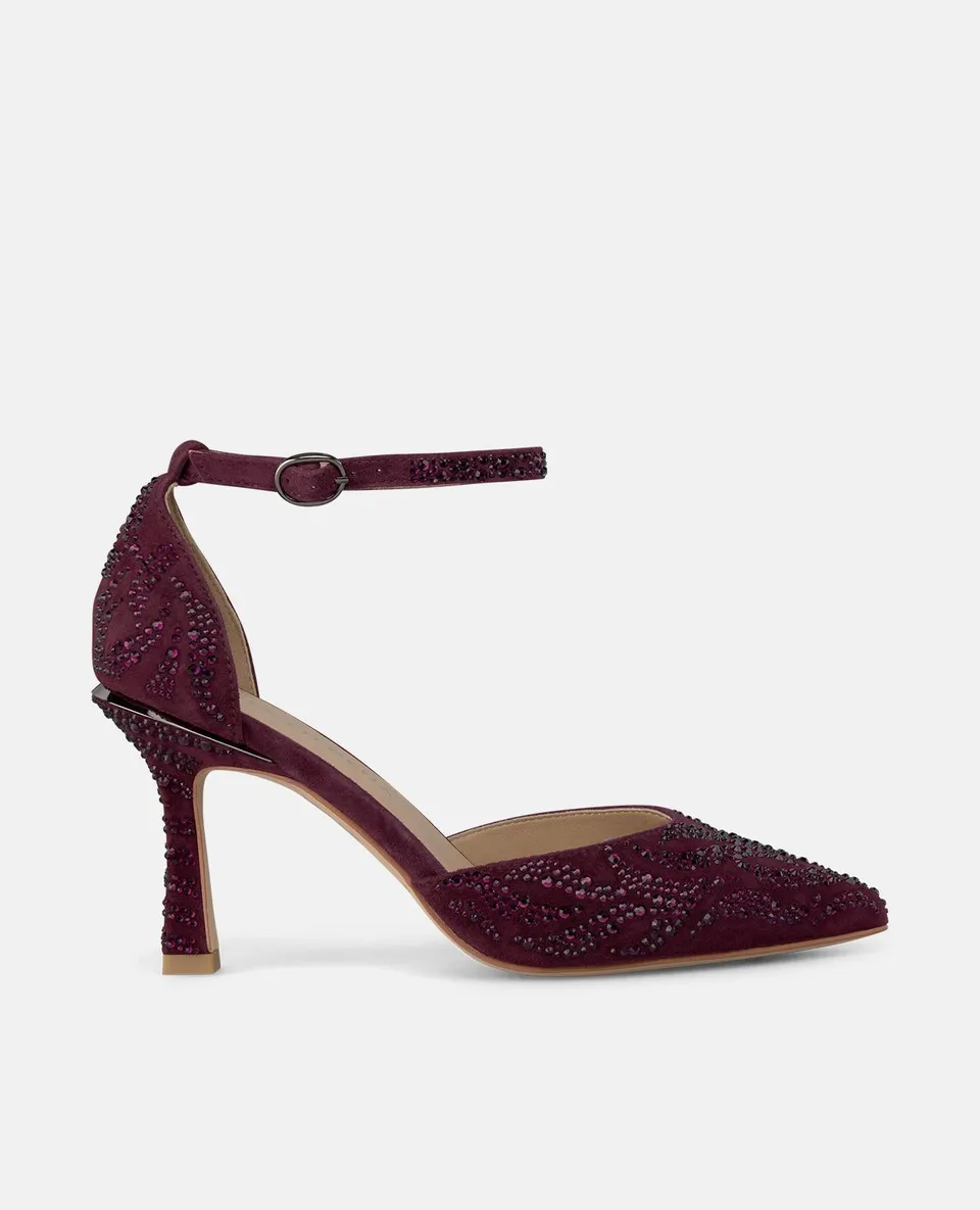 alma-en-pena-shoe-with-heel-details-pumps-9-cm-in-burdeos-mit-strass image 1