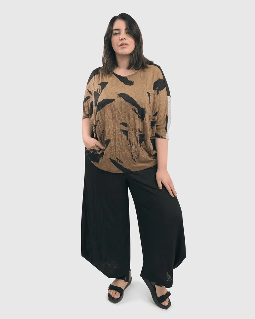 alembika-cp115b-crinkle-punto-pants-black-stretchhose image 1