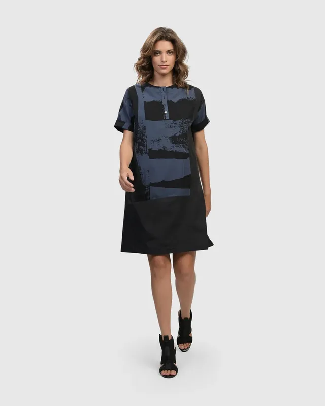 alembika-urban-ipanema-shift-dress-navy image 1