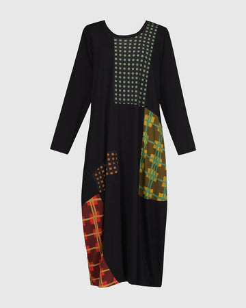 alembika-misto-swing-maxi-dress-damen-maxikleid-multi image 8