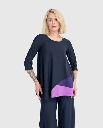 alembika-tekbika-geranium-top-navy-mix image 2