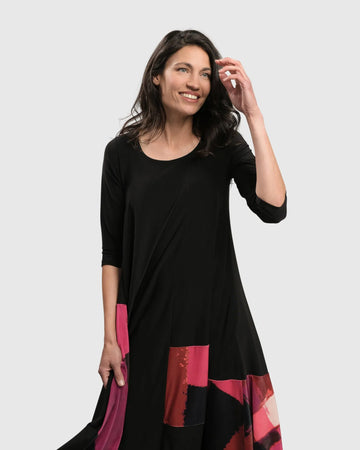 alembika-cosmopolitan-plisseekleid-magenta image 4