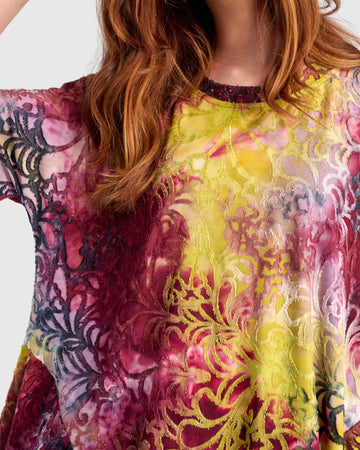 alembika-firefly-flounce-tee-raspberry-gold image 3