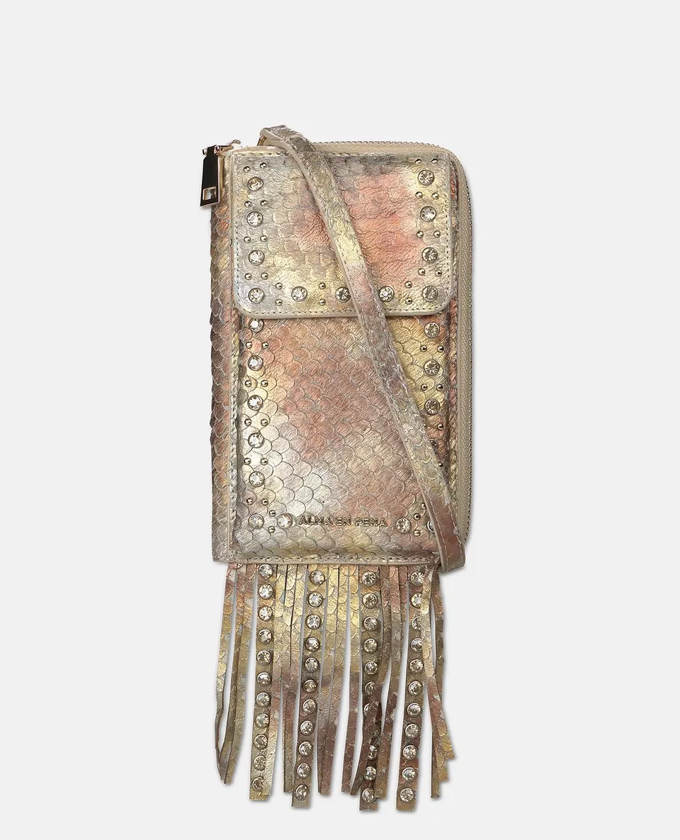 alma-en-pena-natalia-clutch-mit-strass-camel-leder-umh-ngetasche image 1