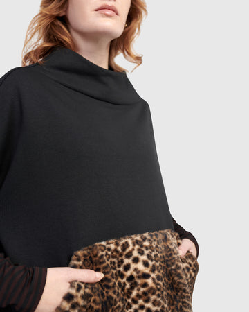 alembika-urban-muff-pullover-top-black image 3