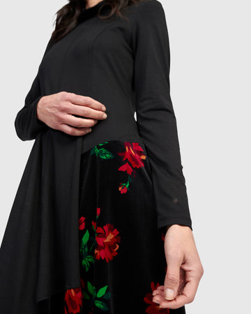 alembika-serenade-cocoon-dress-roses-cocoon-kleid image 2