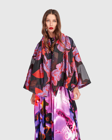 alembika-toshi-cocktailjacke-rot-lila-floral image 8