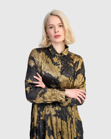 alembika-chroma-babydoll-shirtdress-gold image 6