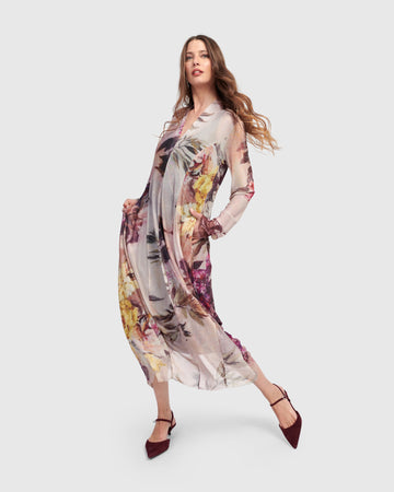 alembika-ella-cocoon-kleid-floral-midi image 3