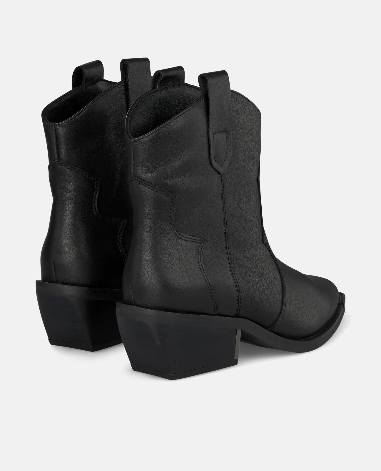 alma-en-pena-cowboy-flache-stiefelette-schwarz-4-5-cm image 3