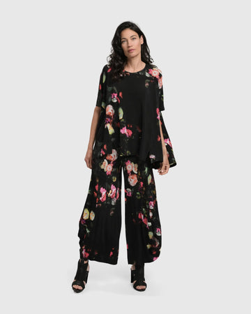 alembika-drinks-on-me-trapeze-top-floral-schwarz image 5
