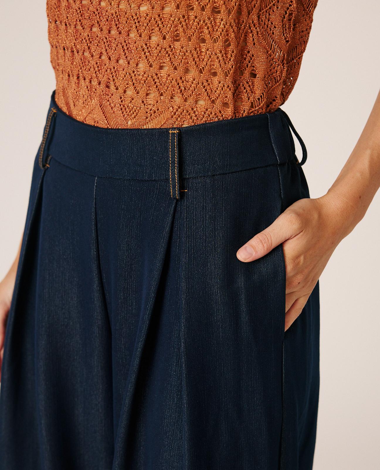 alma-en-pena-wide-leg-denim-pants-jeanshose-blau-high-rise image 5